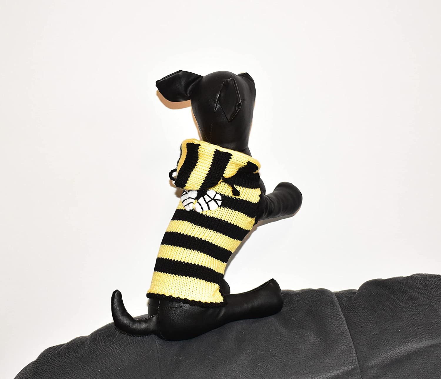 Bee Small Dog Sweater Teacup Dog Clothes Yorkie Chihuahua Clothes Tiny Dog Costume Puppy Clothing Boys Girls Outfits Hoodie (XXXS) Animals & Pet Supplies > Pet Supplies > Dog Supplies > Dog Apparel A Dog Fashion   