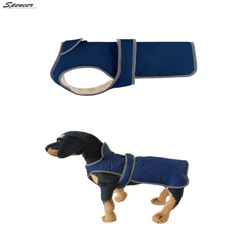 Spencer Reflective Waterproof Dog Coat Cold Weather Warm Dog Jacket Pets Apparel for Small Medium Large Dogs "M-2XL" Animals & Pet Supplies > Pet Supplies > Dog Supplies > Dog Apparel Spencer   
