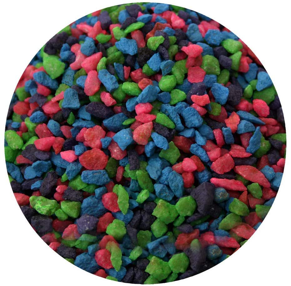 Spectrastone Permaglo Rainbow Aquarium Gravel for Freshwater Aquariums, 5-Pound Bag Animals & Pet Supplies > Pet Supplies > Fish Supplies > Aquarium Gravel & Substrates Spectrastone   