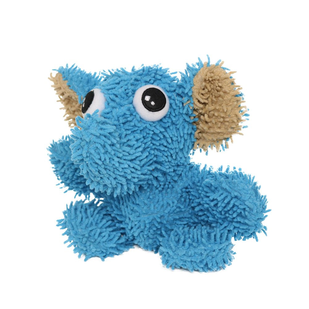 Mighty Microfiber Ball Elephant Dog Toy, Made with Squeaker Balls, Minimal Stuffing, Blue Animals & Pet Supplies > Pet Supplies > Dog Supplies > Dog Toys VIP Products   