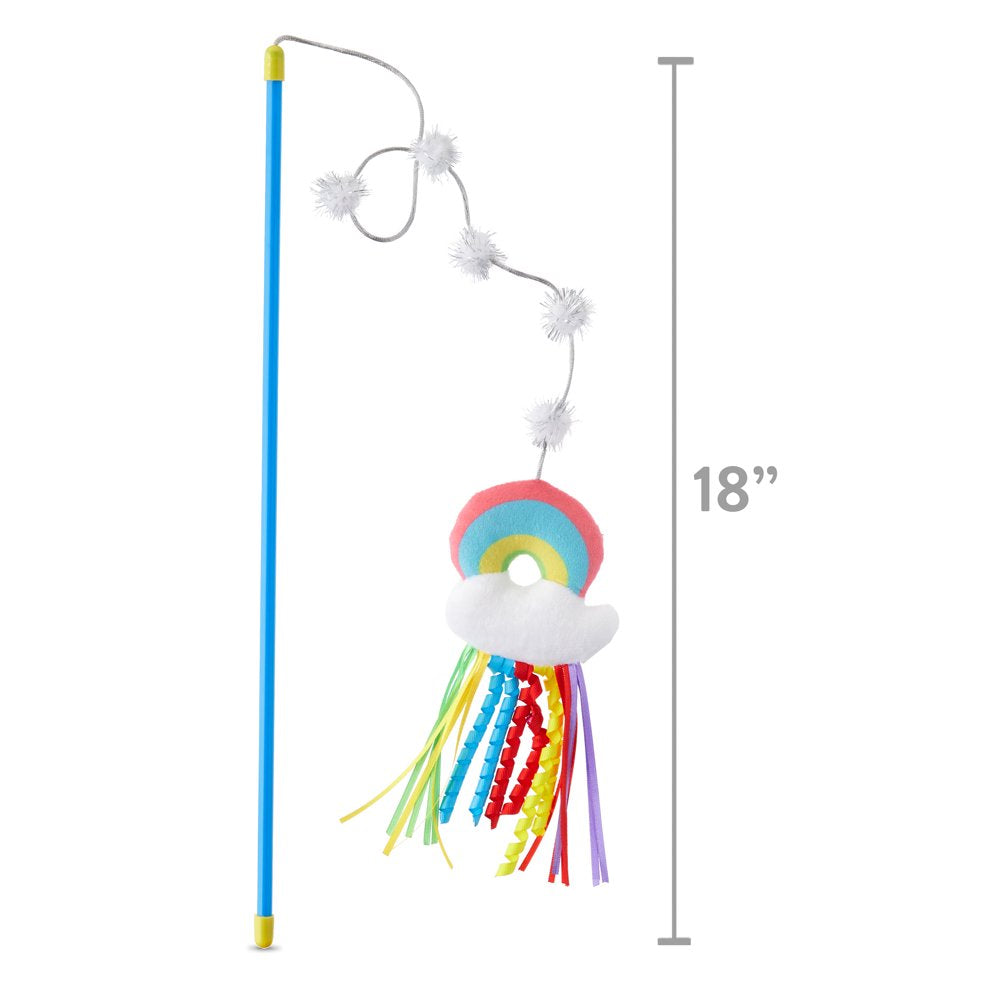 Vibrant Life Cat Toy - Rainbow Wand Teaser with Catnip Animals & Pet Supplies > Pet Supplies > Cat Supplies > Cat Toys Vibrant Life   