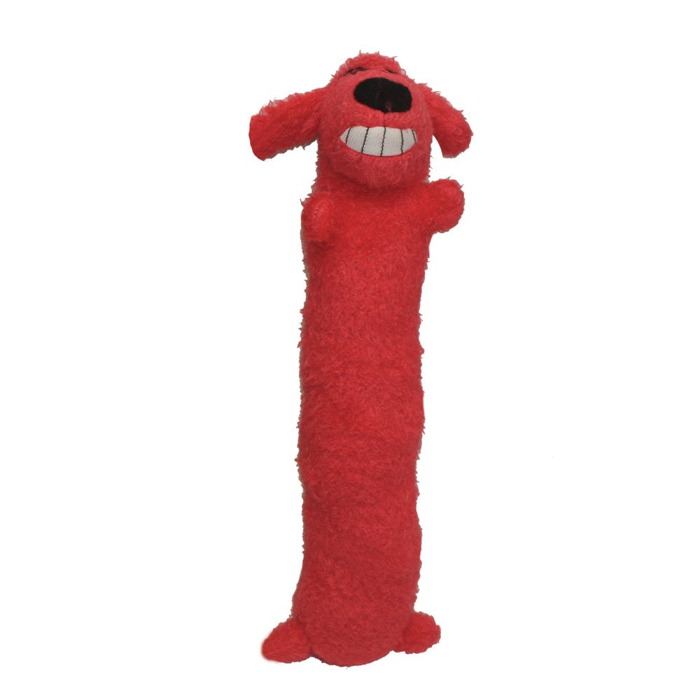 Multipet Plush Loofa Dog Toy, 12", Color May Vary