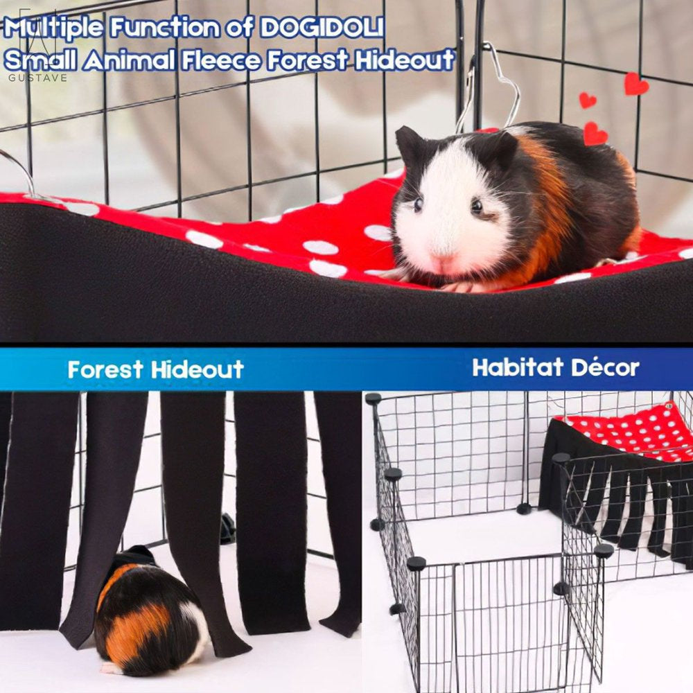 Gustavedesign Small Animal Corner Hideout Corner Cloth Tassels Pet Hideaway Hammock and Sleeping Bed for Pet Guinea Pig Ferret Chinchilla Hedgehog Squirrel Rabbit "Blue Point" Animals & Pet Supplies > Pet Supplies > Small Animal Supplies > Small Animal Bedding Gustave   