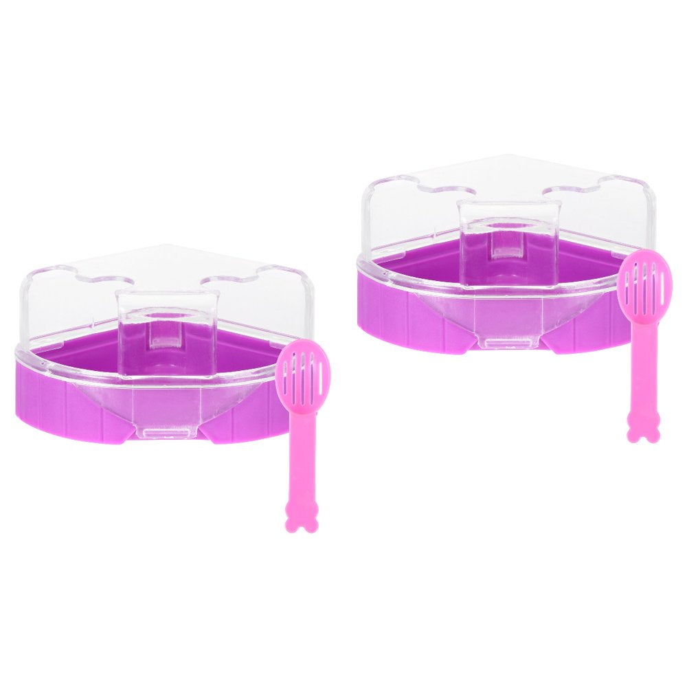 Frcolor Small Pet Bathroom Hamster Animal Sand House Habitat Toilet Cage Toy Bathtub Bath Container Dwarf Washroom Supply Animals & Pet Supplies > Pet Supplies > Small Animal Supplies > Small Animal Habitats & Cages FRCOLOR   