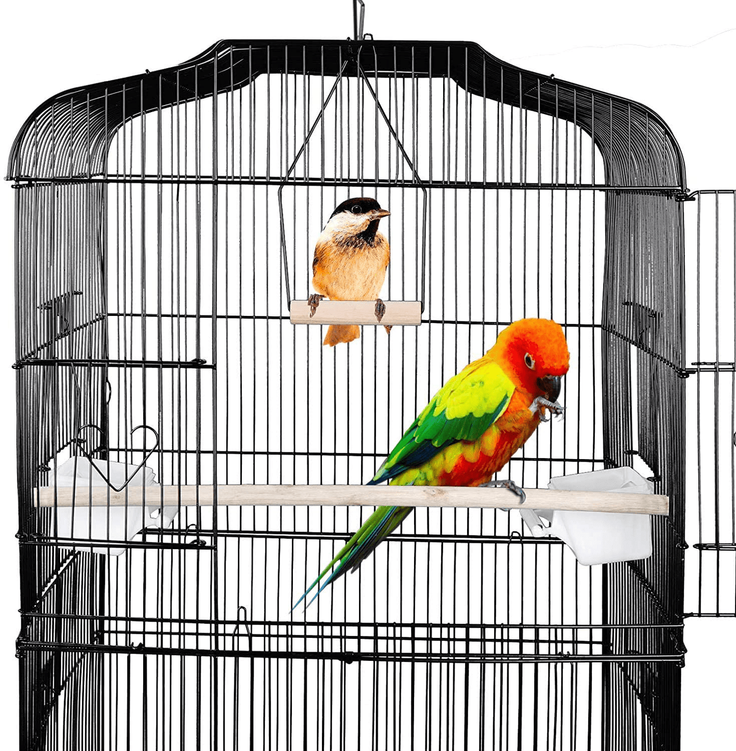 59.3'' Bird Cage Detachable Rolling Stand Medium Pet Birdcage for Cockatiel Sun Conure Parakeet Finch Budgie Lovebird Canary Pet Bird Cage Animals & Pet Supplies > Pet Supplies > Bird Supplies > Bird Cages & Stands Nova Microdermabrasion   