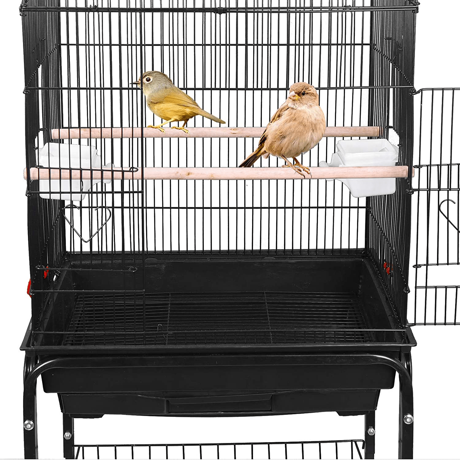 59.3'' Bird Cage Detachable Rolling Stand Medium Pet Birdcage for Cockatiel Sun Conure Parakeet Finch Budgie Lovebird Canary Pet Bird Cage Animals & Pet Supplies > Pet Supplies > Bird Supplies > Bird Cages & Stands Nova Microdermabrasion   