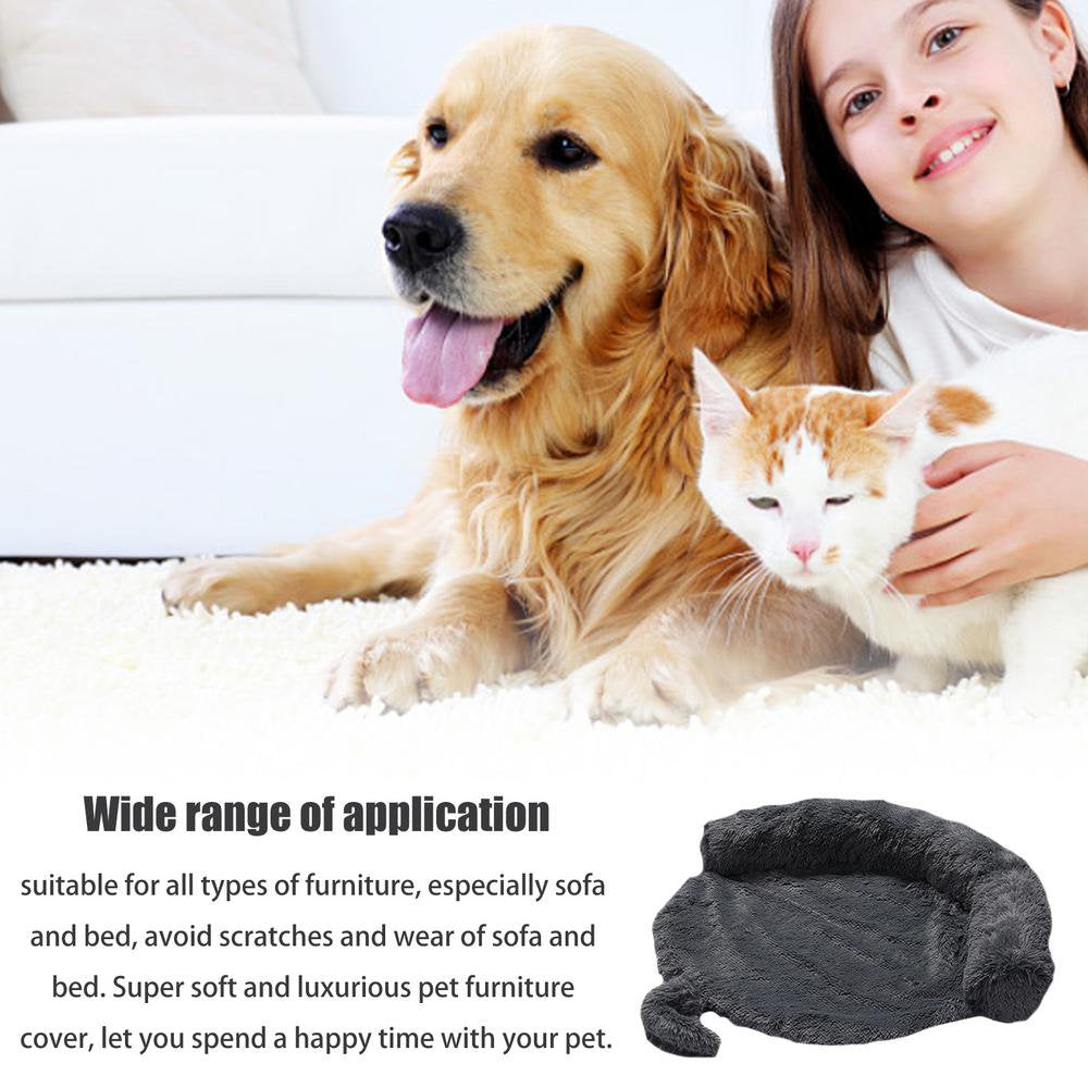 IMSHIE Plush Cat Dog Bed, Soft Comfortable Pet Plush Cushion Mats, Sleeping Warming Sofa Beds for Pets, Washable Kennel with Anti-Slip Bottom for Cats Puppy Small Animals Economical Animals & Pet Supplies > Pet Supplies > Dog Supplies > Dog Kennels & Runs IMSHIE   