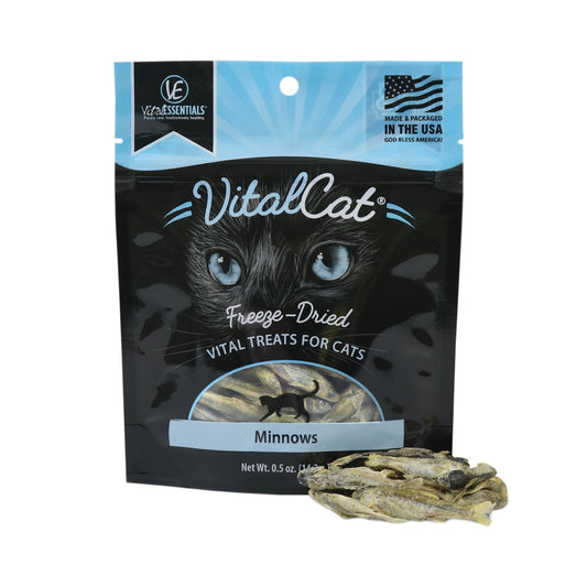 Vital Essentials Freeze Dried Cat Treats, Minnows 0.5 Oz Animals & Pet Supplies > Pet Supplies > Cat Supplies > Cat Treats Carnivore Meat Company MINNOWS  