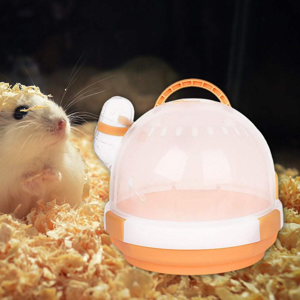 Hamster Carrier Cage,Hamster Carrier Cage Portable Squirrel Outgoing,Pet Rat Carrying Case Small Animal Travel Cages,Outdoor Guinea Handbag Habitat Vacation House,Water Bottle Transparent Animals & Pet Supplies > Pet Supplies > Small Animal Supplies > Small Animal Habitats & Cages perfk   