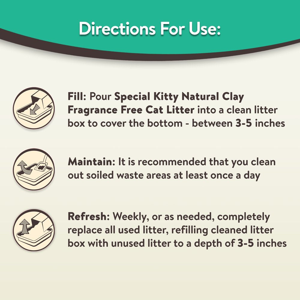 Special Kitty Odor Control Tight Clumping Cat Litter, Fresh Scent, 20 Lb Animals & Pet Supplies > Pet Supplies > Cat Supplies > Cat Litter Wal-Mart Stores, Inc.   