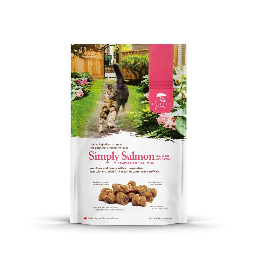 Caledon Farms Meaty Cat Treats, 2 Oz.Bag, Chicken and Salmon (4 Pack) Animals & Pet Supplies > Pet Supplies > Cat Supplies > Cat Treats Caledon Farms   