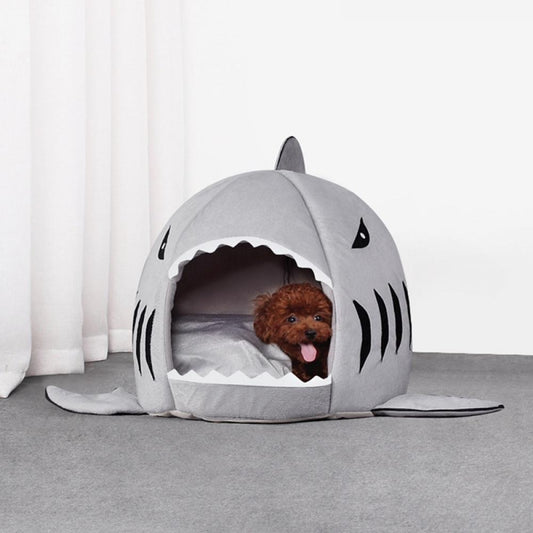 Dog House Shark for Large Dogs Tent High Quality Warm Cotton Small Dog Cat Bed Puppy House Nonslip Bottom Dog Beds Pet Product Animals & Pet Supplies > Pet Supplies > Dog Supplies > Dog Houses Lorddream   