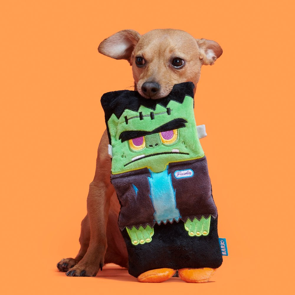 BARK Cranky Frankie Halloween Dog Toy with Crazy Crinkle, for XS-S Dogs Animals & Pet Supplies > Pet Supplies > Dog Supplies > Dog Toys BARK   