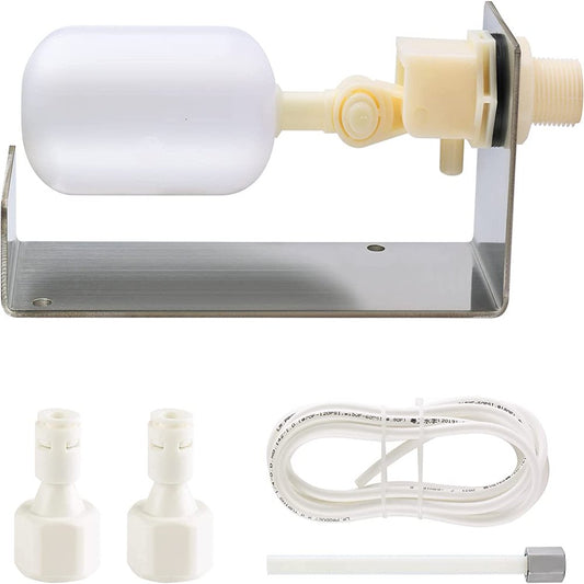 Ater Fountain Auto Fill System, Water Leveler Float Valve Kit, 1/4 Tube with Adjustable Arm for Outdoor Fountains, Gardens, Ponds Animals & Pet Supplies > Pet Supplies > Fish Supplies > Aquarium & Pond Tubing THEFAKER   