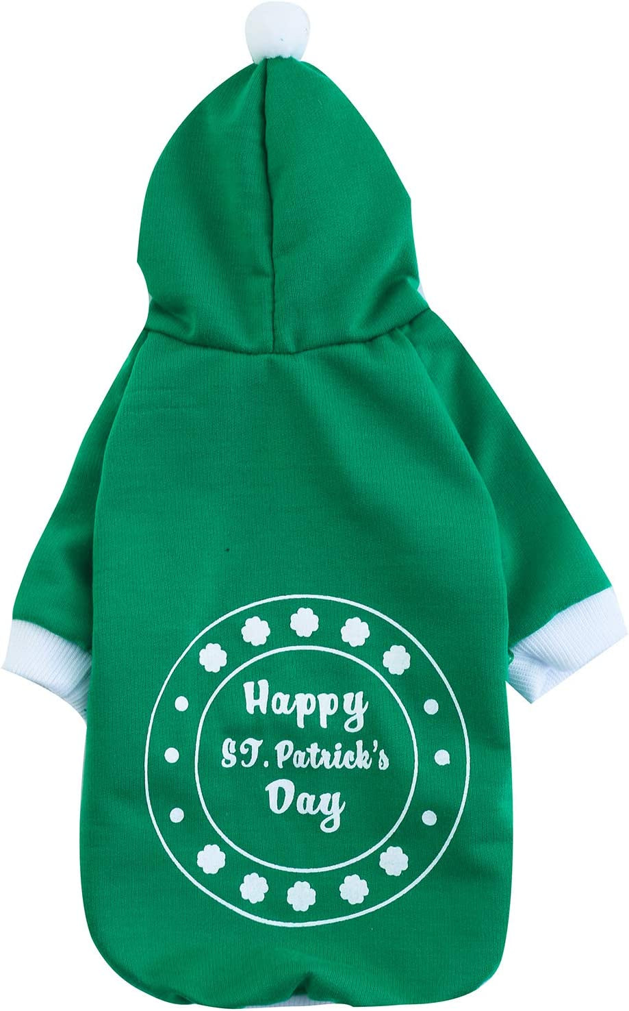 Coomour Pet Dog Happy Valentine'S Day Hoodies Cat Heart Costume Puppy Clothes for Dogs Cats Outfit (S) Animals & Pet Supplies > Pet Supplies > Dog Supplies > Dog Apparel Coomour Green01 Medium (7-11lb) 