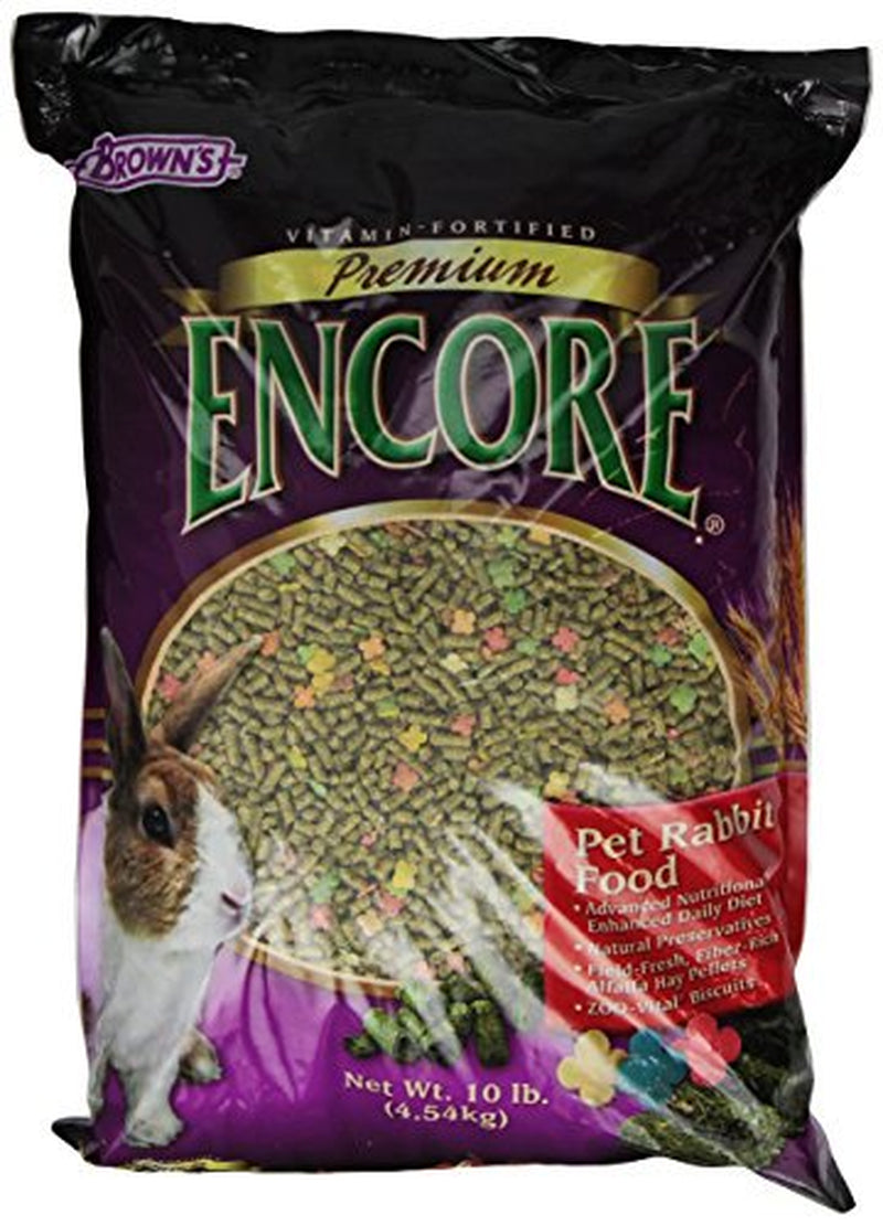 F.M. Brown'S Encore Premium Rabbit Pet Food, 10-Pound Animals & Pet Supplies > Pet Supplies > Small Animal Supplies > Small Animal Food F.M.Brown's   