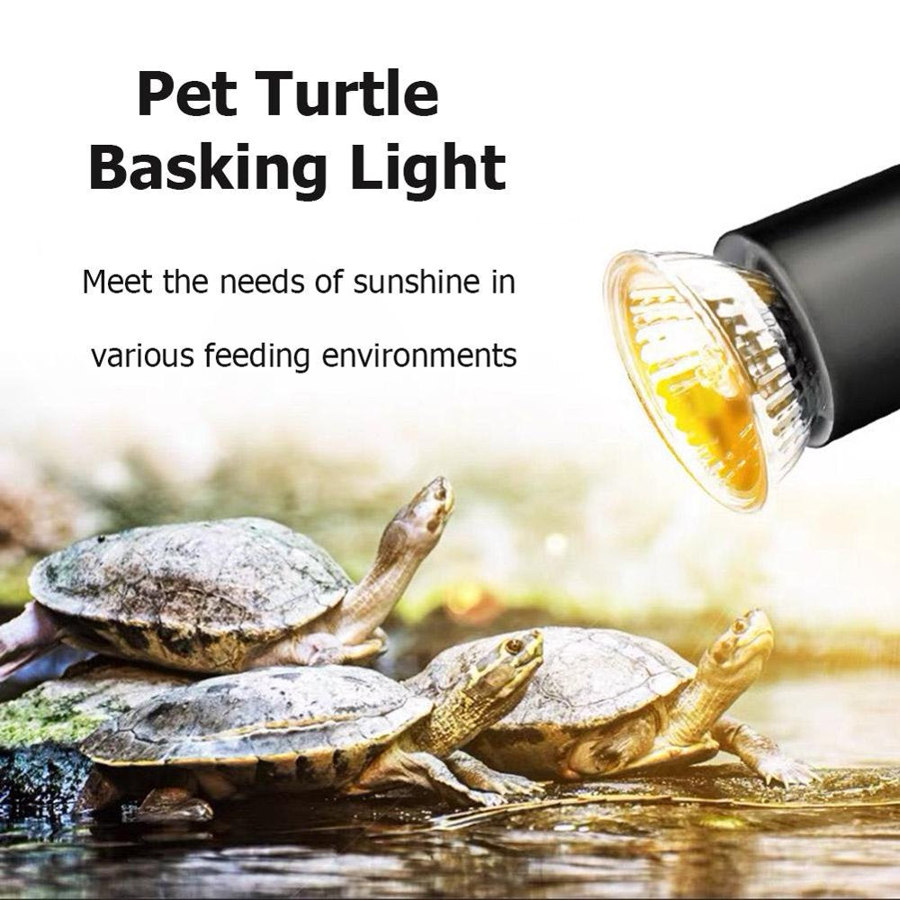 Tiyuyo Reptile Lamp Pet Amphibians Lizards Heat Bulb Turtle Basking UV Light (50W)  tiyuyo   