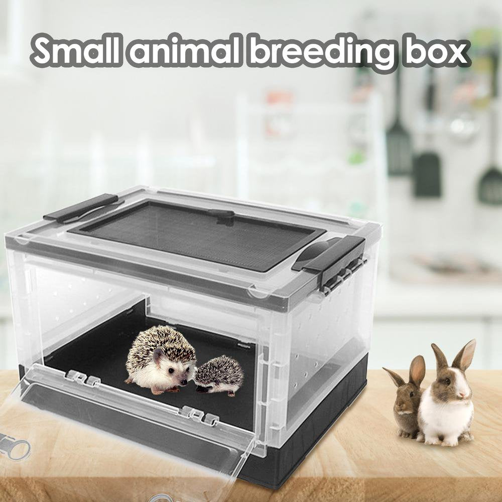 Gecorid Small Animal Breeding Box Easy to Clean Small Animal Habitat Pet Cage Reptile Feeding Habitat with Full View Visually Appealing Effective Animals & Pet Supplies > Pet Supplies > Small Animal Supplies > Small Animal Habitats & Cages Gecorid   