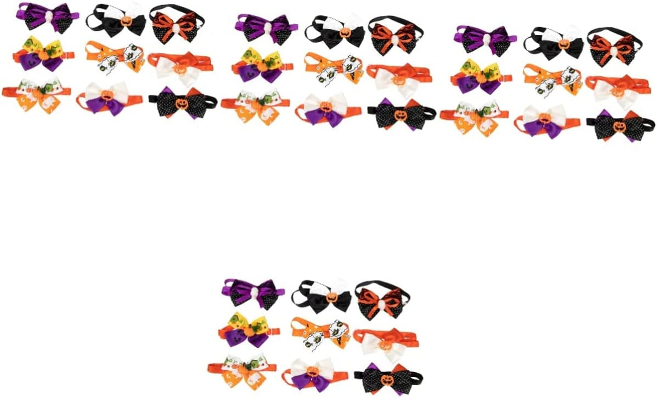 Balacoo 9Pcs Pet Bow Tie Puppies Collars Cat Collars Bell Small Dog Collar Decorative Dog Collar Cat Bowtie Collar Pet Bow Collar Pet Neck Tie Collar , Felt Cloth Variety Props Animals & Pet Supplies > Pet Supplies > Dog Supplies > Dog Apparel Balacoo Assorted Colorx4pcs 25x5cmx4pcs 