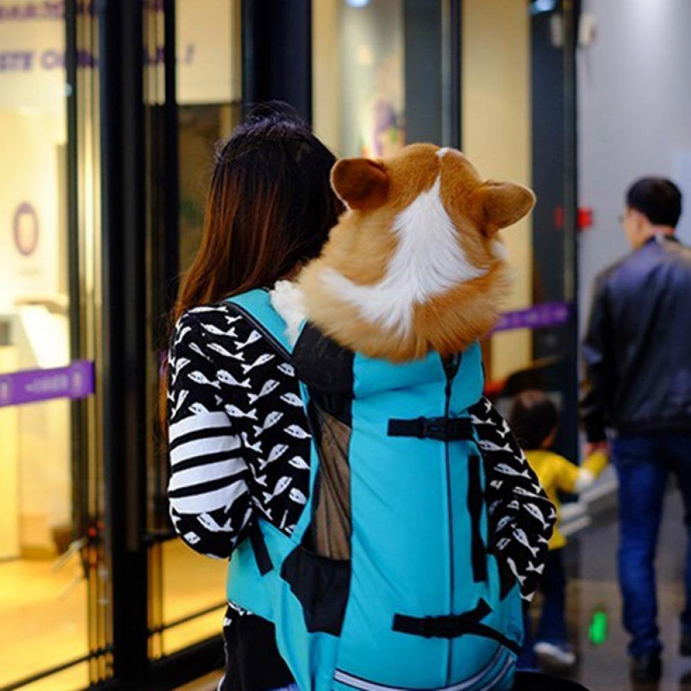 Clearance! Pet Backpack Puppy Outgoing Travel Bag Detachable Medium Dog Breathable Sport Bag Carrier for Traveling Double Shoulder Bags Animals & Pet Supplies > Pet Supplies > Dog Supplies > Dog Apparel Abcelit   