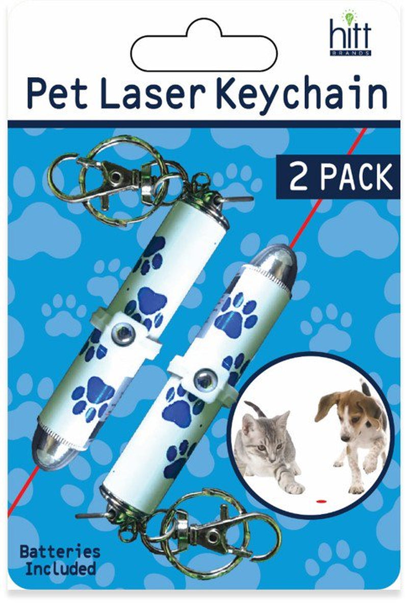 Hitt Brands Pet Laser Exerciser Keychain Toy 2 Pack Animals & Pet Supplies > Pet Supplies > Dog Supplies > Dog Toys Hitt Enterprises   