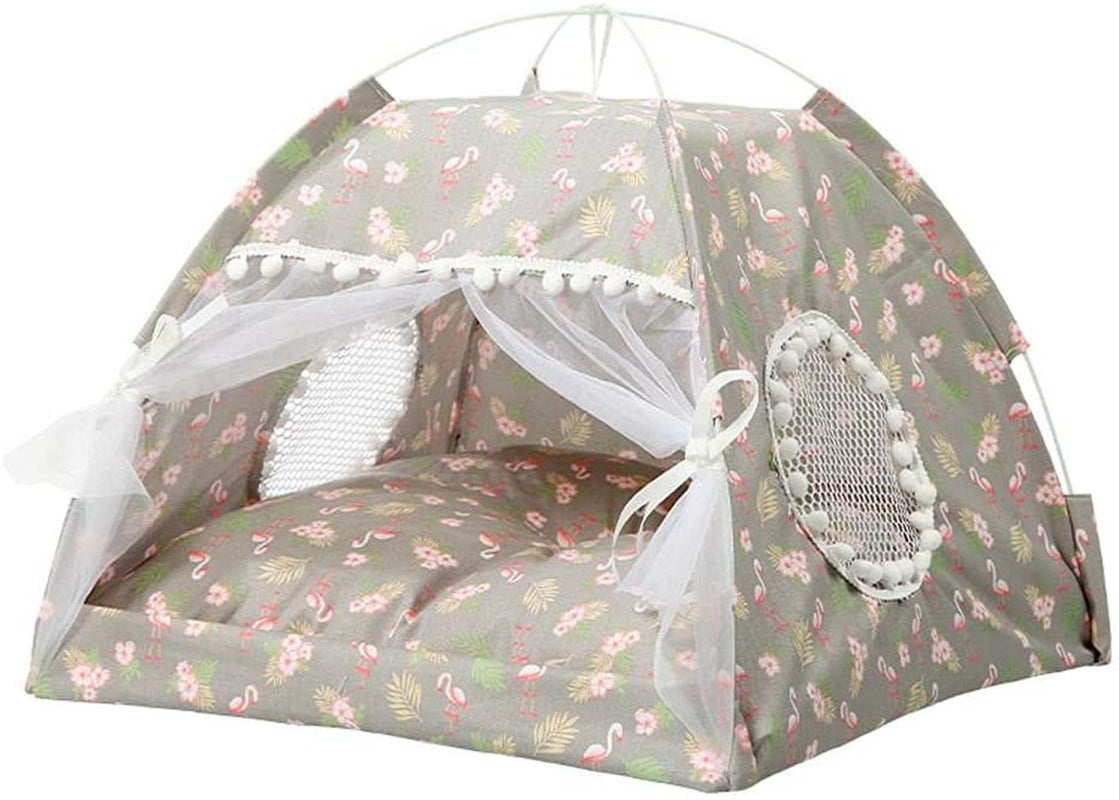 Southwit Puppy Indoor Folding Teepee Portable Pet Houses Animals Bed Pet Tent Dog Cat Bed(S-G) Animals & Pet Supplies > Pet Supplies > Dog Supplies > Dog Houses Southwit   