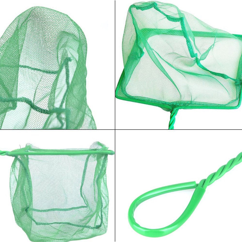 Large Fish Tank Net Aquarium Wire Mesh Catch Net with Long Handle (Green) Animals & Pet Supplies > Pet Supplies > Fish Supplies > Aquarium Fish Nets HOMEMAXS   