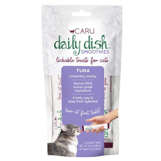 Daily Dish Smoothie Licakable Treat for Cats - Tuna Animals & Pet Supplies > Pet Supplies > Cat Supplies > Cat Treats Caru Pet Food Company   