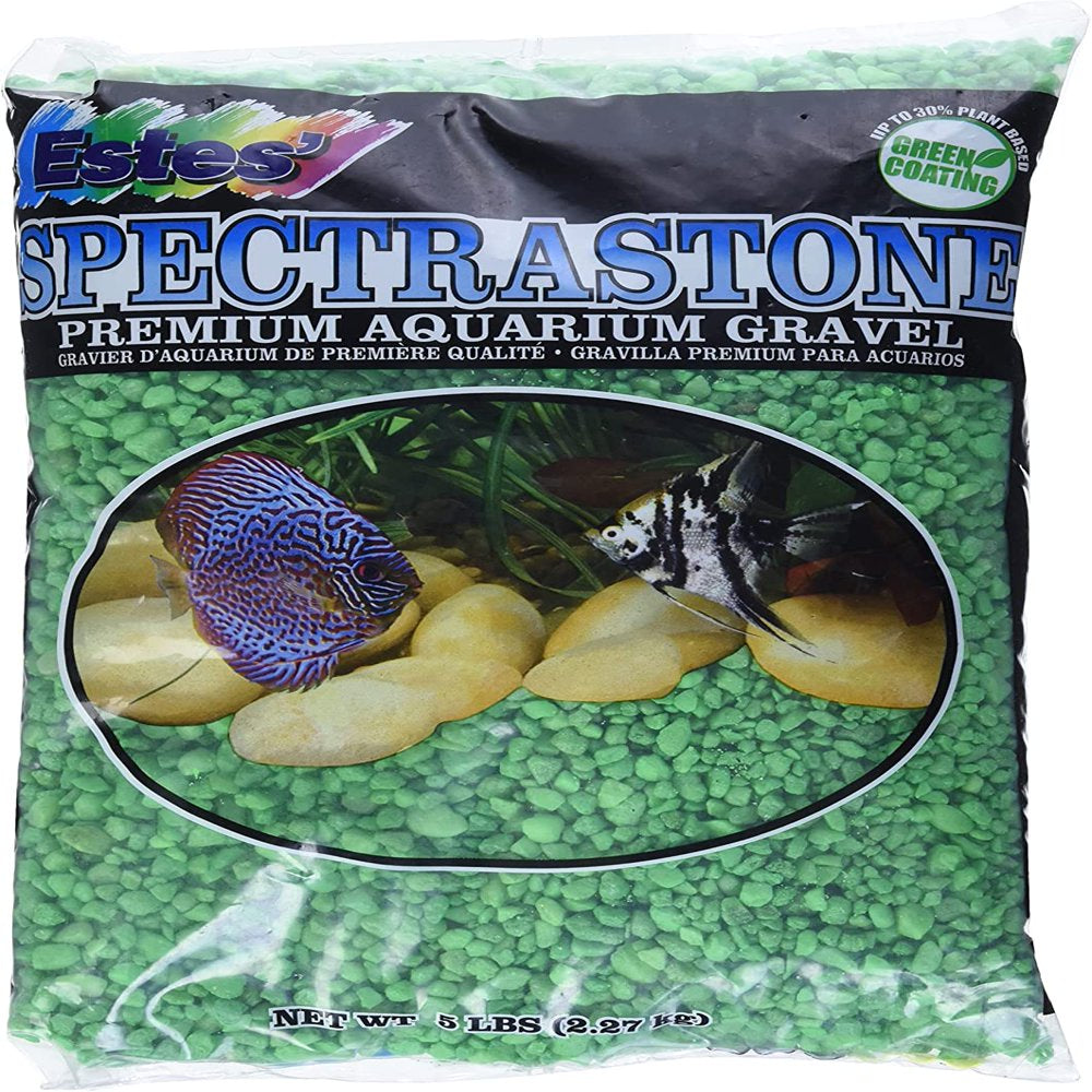 Spectrastone Permaglo Green Aquarium Gravel for Freshwater Aquariums, 5-Pound Bag Animals & Pet Supplies > Pet Supplies > Fish Supplies > Aquarium Gravel & Substrates Estes Gravel Products   