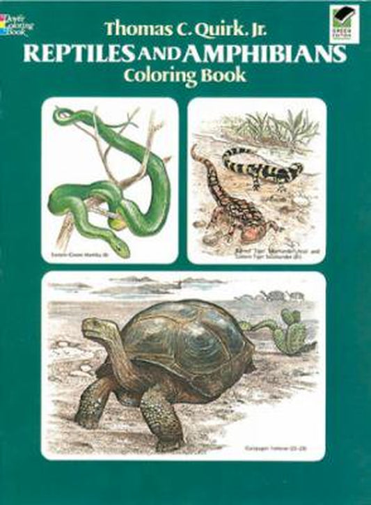 Reptiles and Amphibians Coloring Book 0486241114 (Paperback - Used) Animals & Pet Supplies > Pet Supplies > Small Animal Supplies > Small Animal Habitat Accessories Dover Publications   