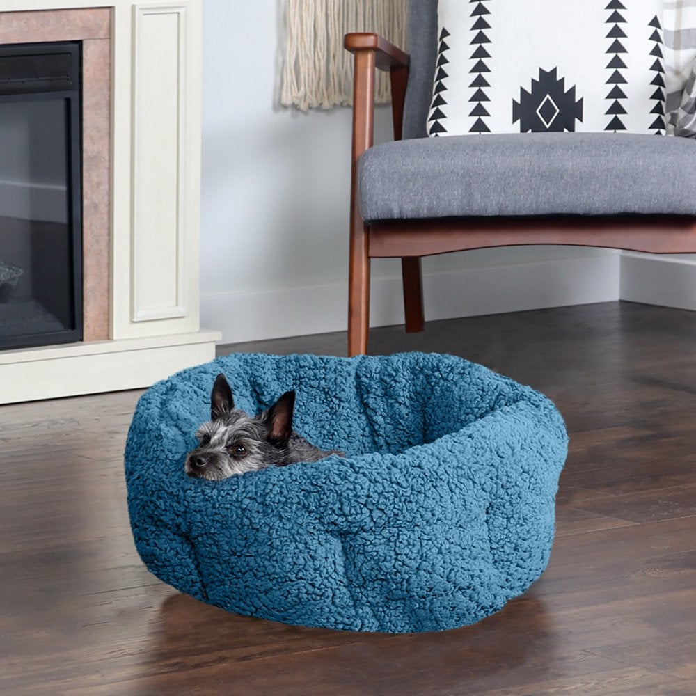 Furhaven Pet Products Pet Bed for Dogs and Cats, Blue, Small Animals & Pet Supplies > Pet Supplies > Cat Supplies > Cat Beds FurHaven Pet   