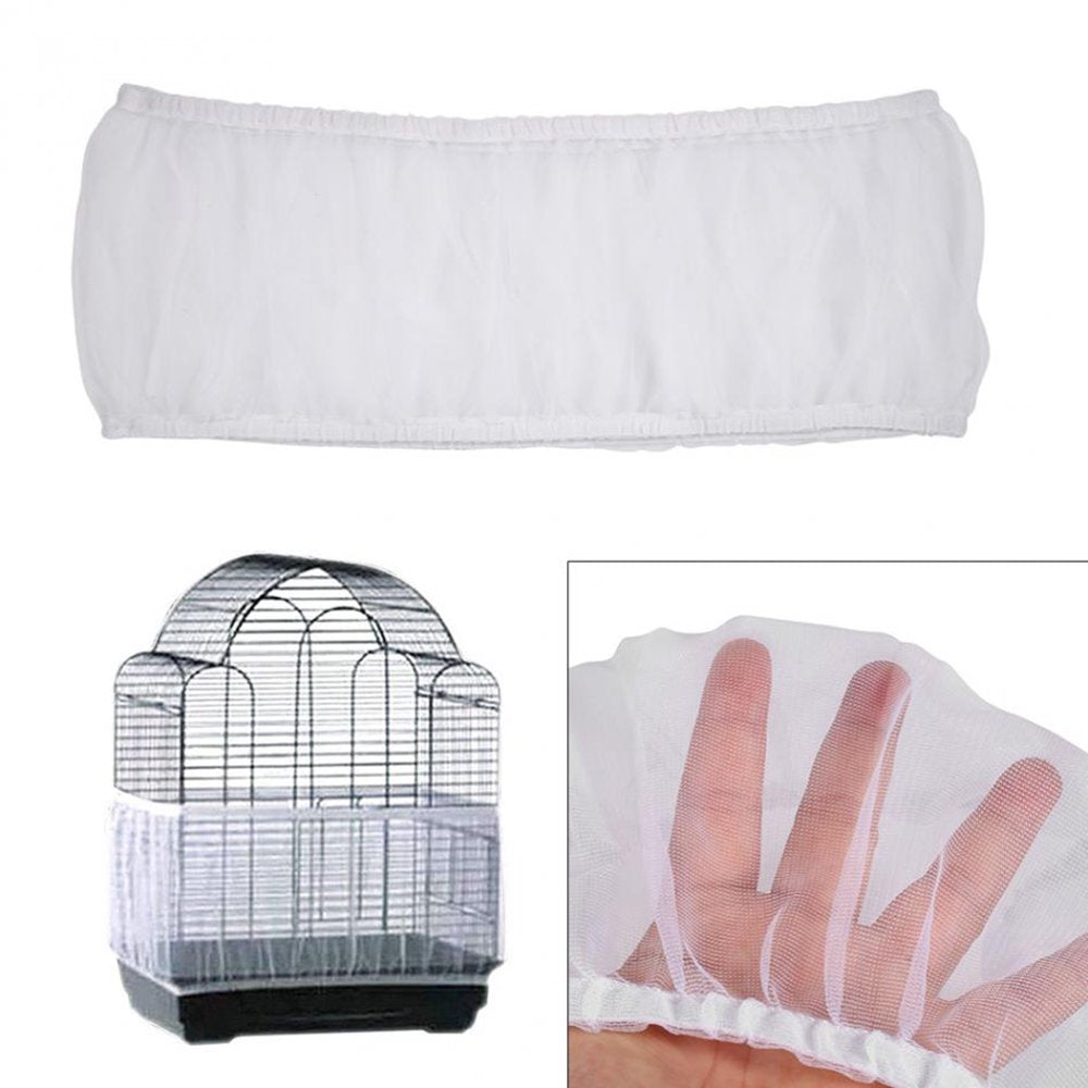 Frcolor Bird Cage Cover Catcher Net Mesh Guard Birdcage Skirt Adjustable Nylon Liner Accessories Covers Animals & Pet Supplies > Pet Supplies > Bird Supplies > Bird Cage Accessories FRCOLOR   