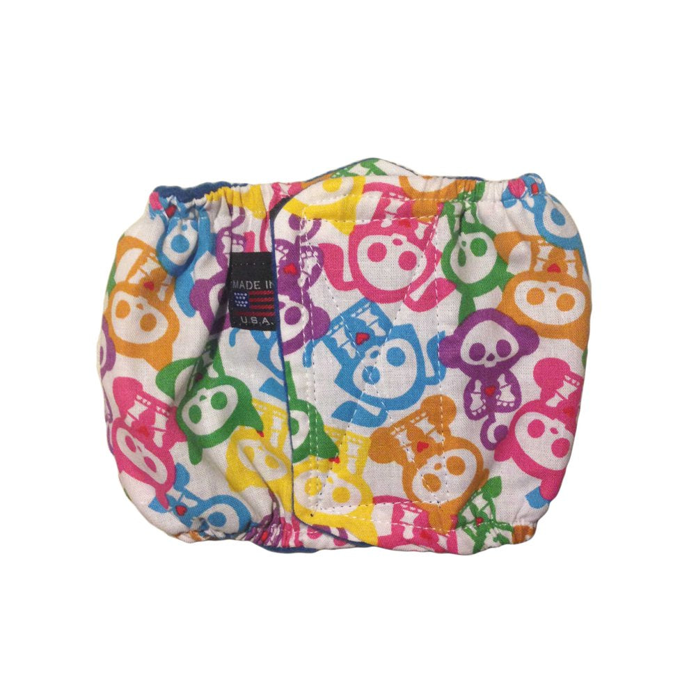 Barkertime Skeleton Figures Washable Dog Belly Band Male Wrap - Made in USA Animals & Pet Supplies > Pet Supplies > Dog Supplies > Dog Diaper Pads & Liners Barkertime XL  