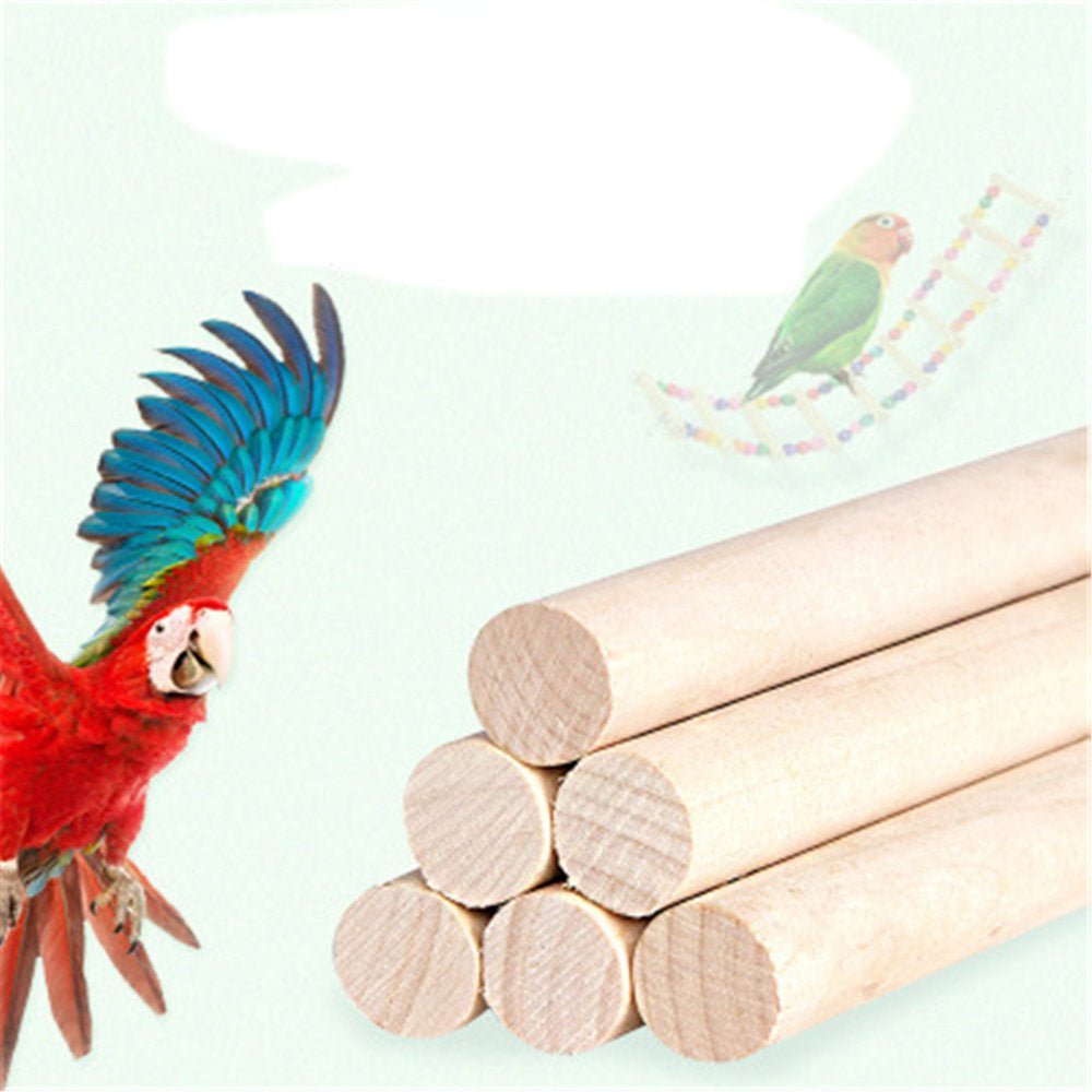 Uorcsa Ladder / P^Erch Upgrade Kitchen Wooden for Bird (Parrot Parakeet Cockatoo Macaw) or Rat Gerbil Mouse Chinchilla Guinea Pig