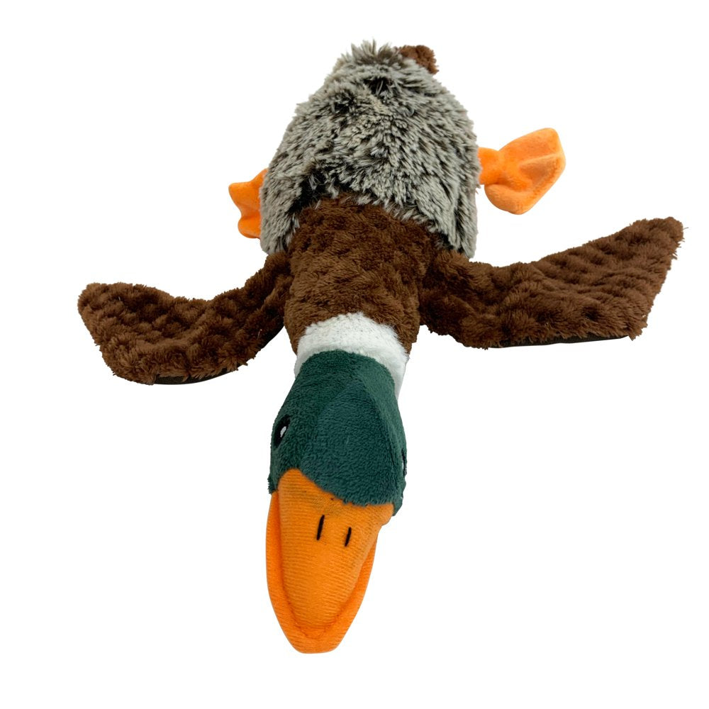 Vibrant Life Cozy Buddy Plush Duck Shaped Dog Toy, Stuffing and