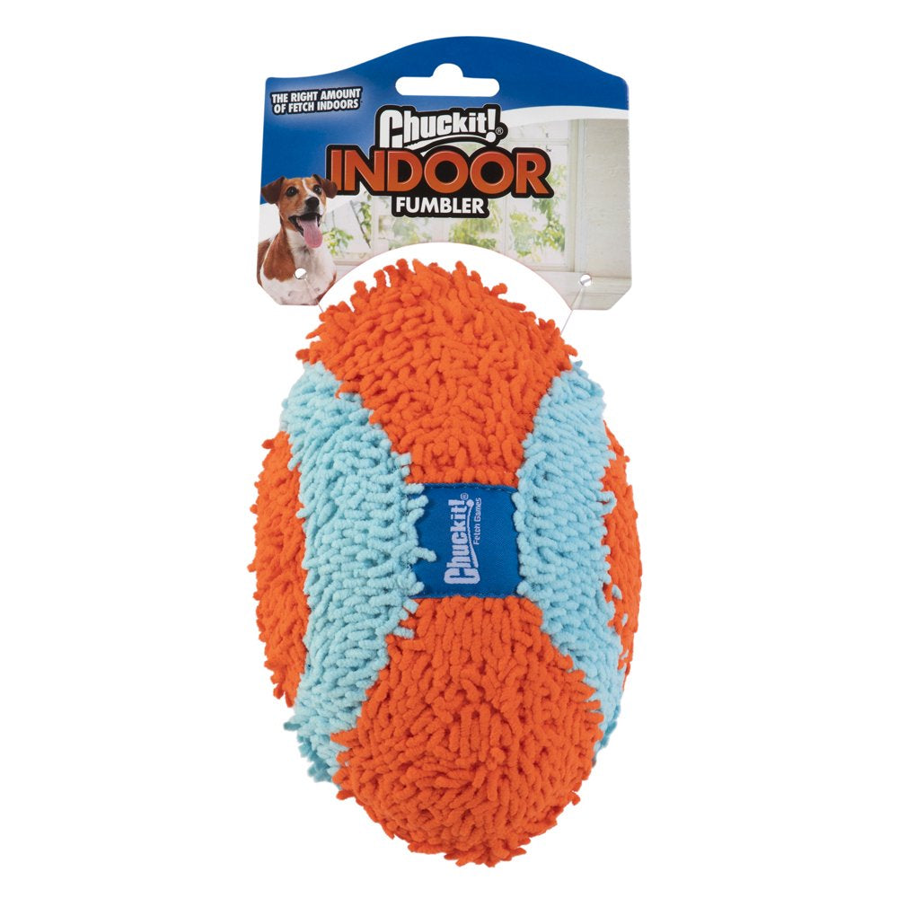 Chuckit! Indoor Plush Ball Dog Toy Animals & Pet Supplies > Pet Supplies > Dog Supplies > Dog Toys Doskocil Manufacturing Co Inc Football  