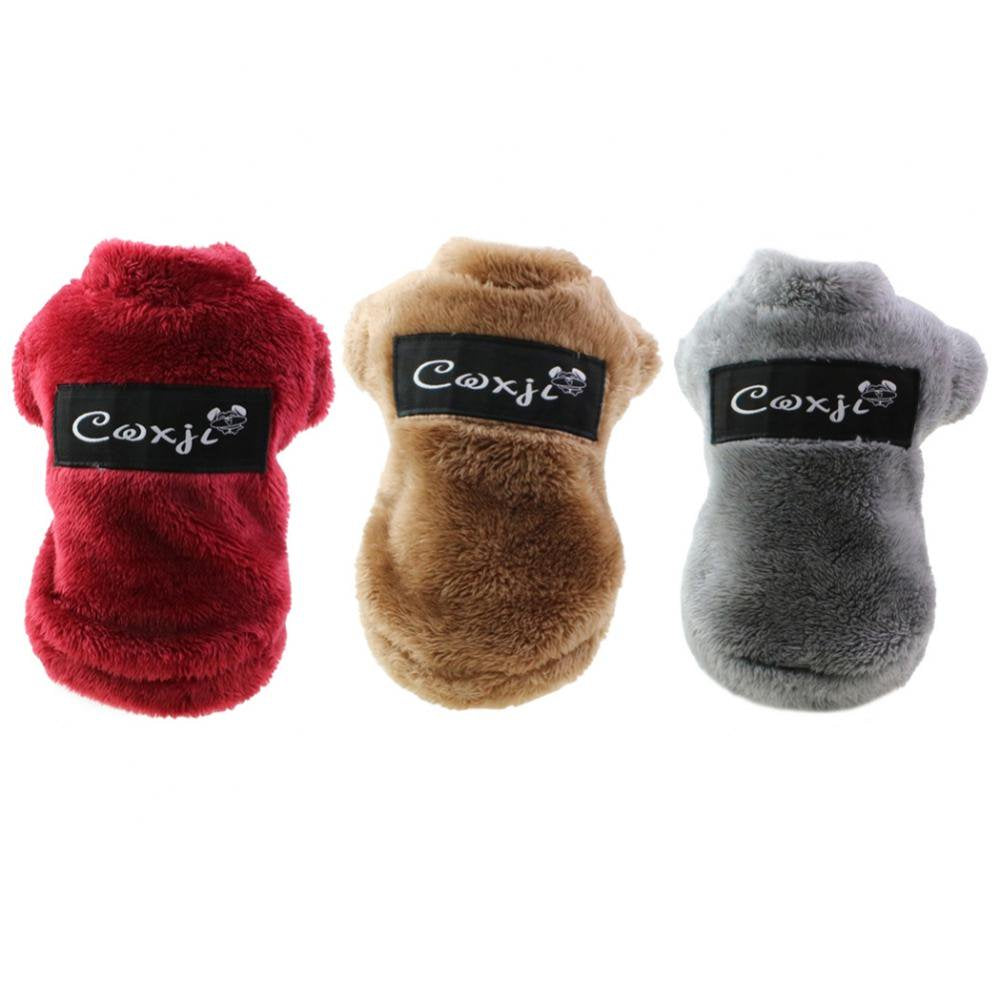 Small Dog Sweater Coat Winter Coral Fleece Puppy Clothes Warm Chihuahua Jacket Jumper Clothing Fall Pet Cat Doggy Boy Girl Shirt Apparel for Cold Weather Animals & Pet Supplies > Pet Supplies > Dog Supplies > Dog Apparel AVAIL   