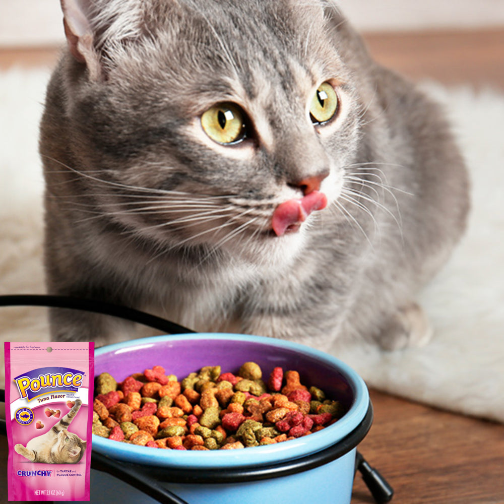 Pounce Crunchy Tuna Flavored Cat Treats for Tartar and Plaque Control - 2 Pack Animals & Pet Supplies > Pet Supplies > Cat Supplies > Cat Treats EBKK   