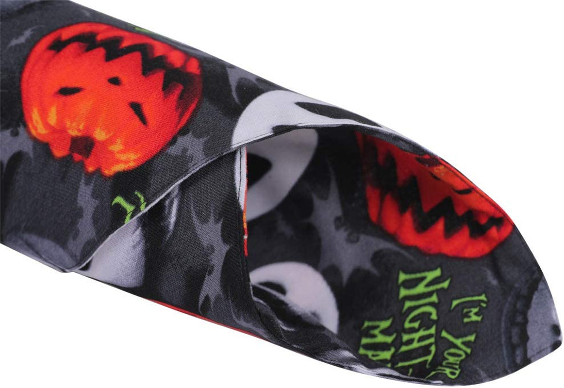 KZHAREEN Halloween Dog Bandana Reversible Triangle Bibs Scarf Accessories for Dogs Cats Pets Small Animals & Pet Supplies > Pet Supplies > Dog Supplies > Dog Apparel KZHAREEN   