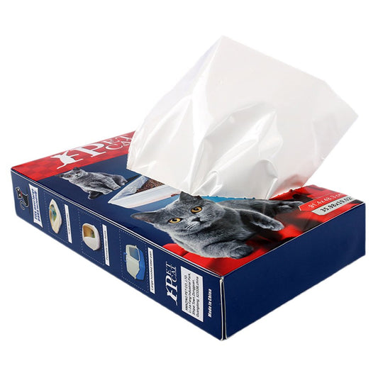 Litter Cat Liners Box Jumbo Pan Cleaning Pouch Storage Liners Supplies Drawstring Bag Box Sifting Bags Disposable Animals & Pet Supplies > Pet Supplies > Cat Supplies > Cat Litter Box Liners HOMEMAXS   