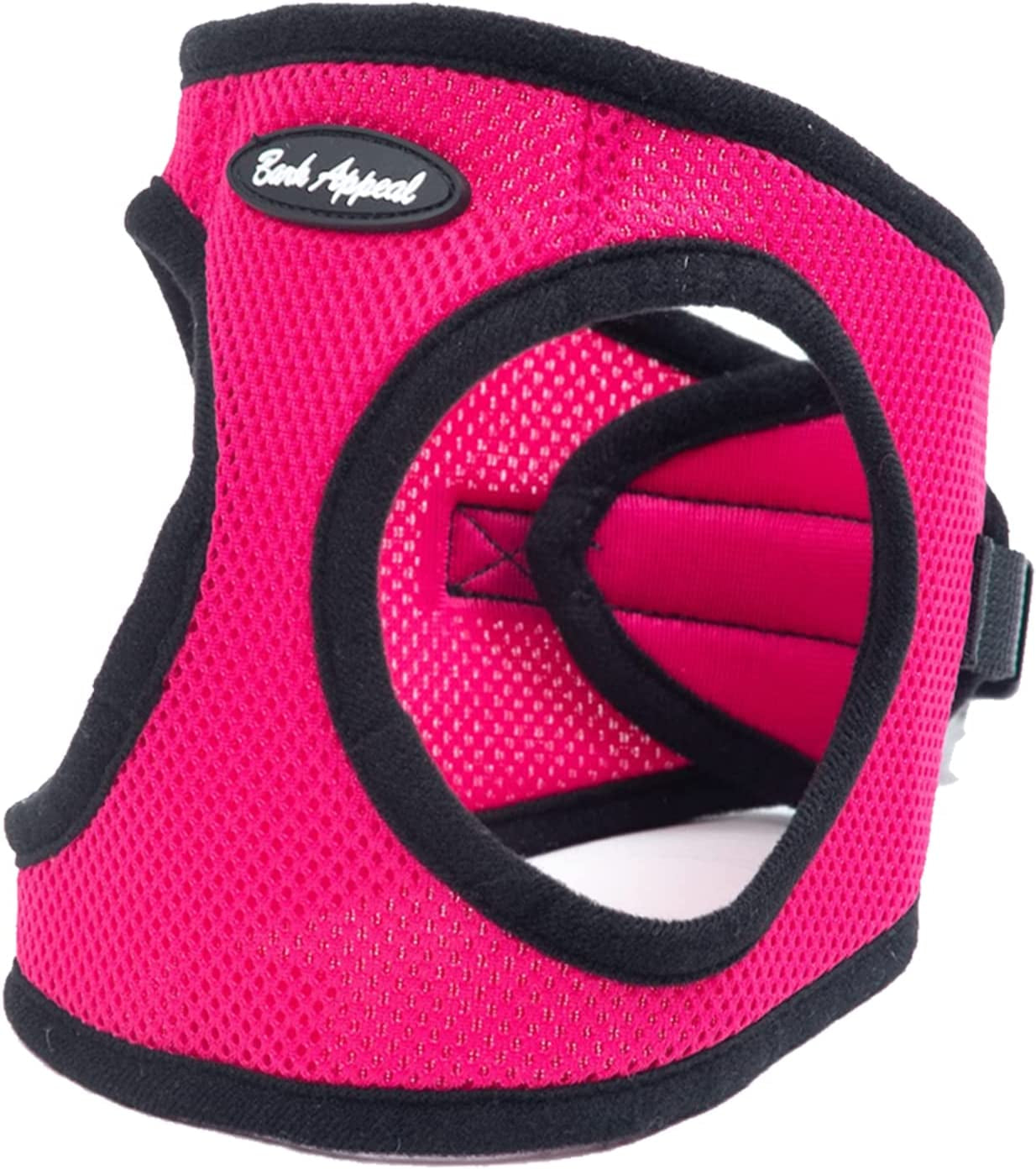 Bark Appeal Step-In Dog Harness, Mesh Step in Dog Vest Harness for Small & Medium Dogs, Non-Choking with Adjustable Heavy-Duty Buckle for Safe, Secure Fit – (Small, Pink) Animals & Pet Supplies > Pet Supplies > Dog Supplies > Dog Apparel Bark Appeal Raspberry X-Small 