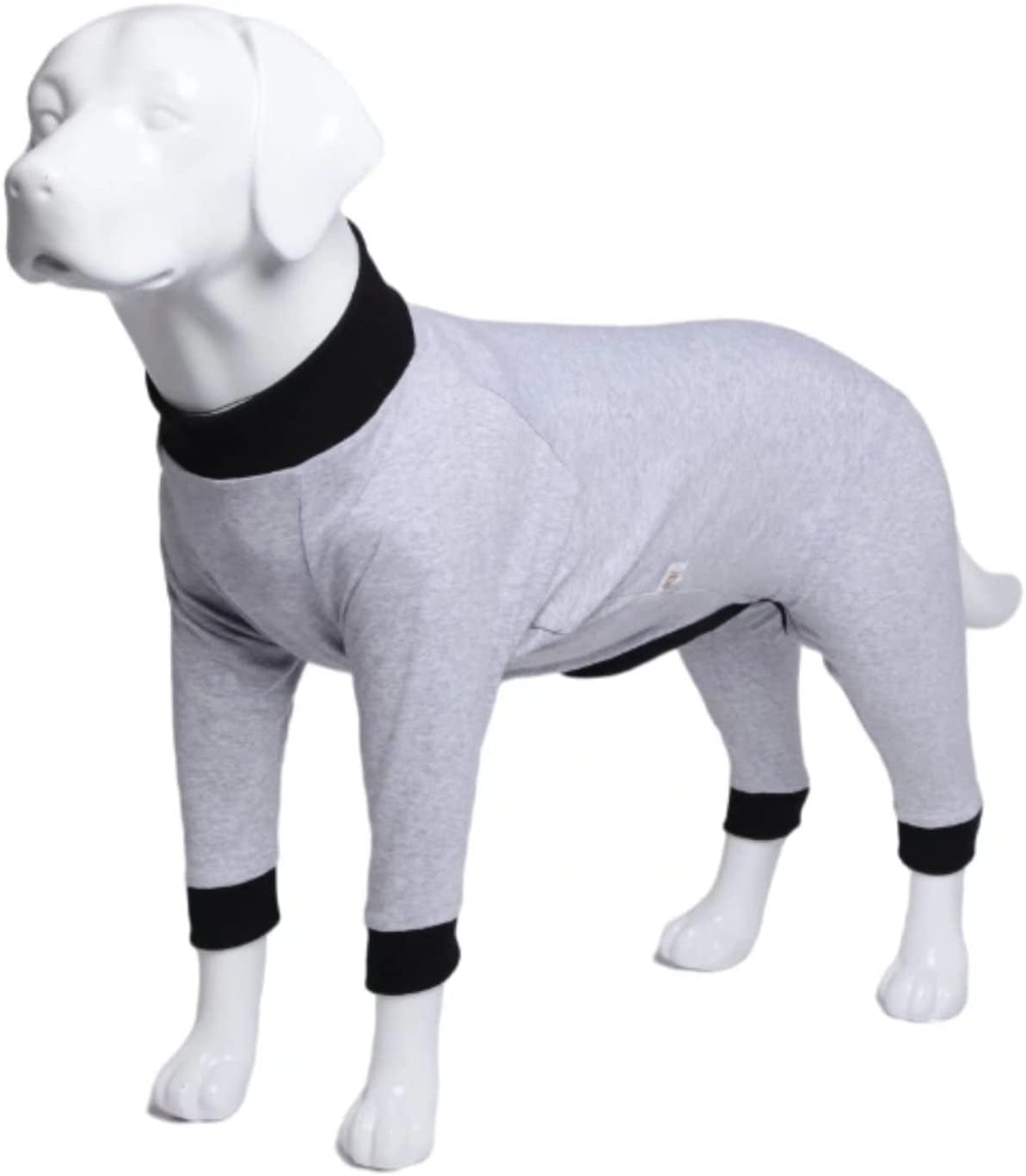 Xqpetlihai Christmas Dog Clothes Dog Onesie Surgery Recovery Suit Dog Pajamas for Large and Medium Dog (XXXL,CH) Animals & Pet Supplies > Pet Supplies > Dog Supplies > Dog Apparel Xqpetlihai Grey2 XXX-Large (Pack of 1) 