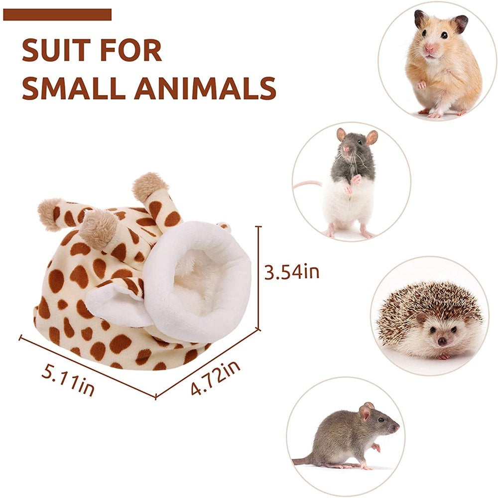SAYTAY Hamster Mini Bed, Warm Small Pets Animals House Bedding, Cozy Nest Cage Accessories, Lightweight Cotton Sofa for Dwarf Hamster