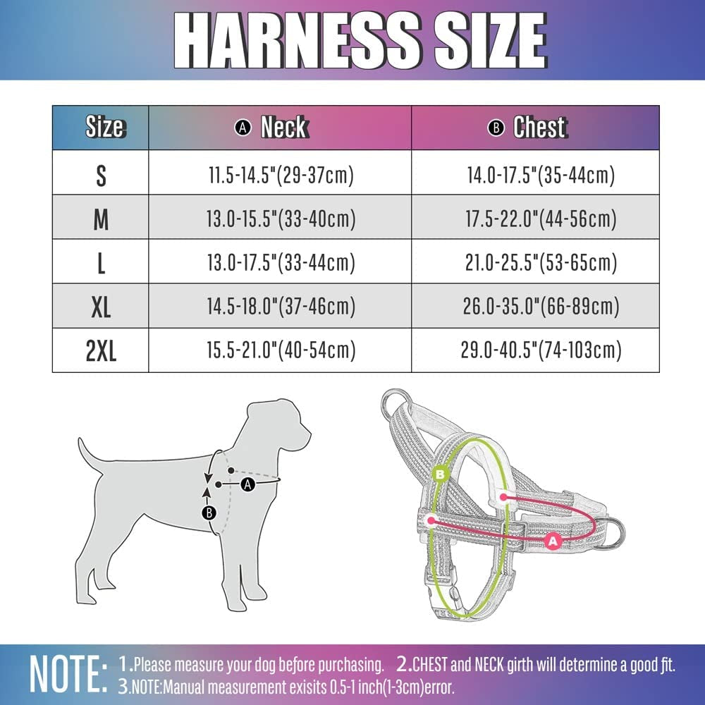 SXNBH No Pull Pet French Bulldog Harness Vest Nylon Padded Dog Harness Reflective Harnesses for Small Medium Large Dogs ( Color : E , Size : XL ) Animals & Pet Supplies > Pet Supplies > Dog Supplies > Dog Apparel chuju   