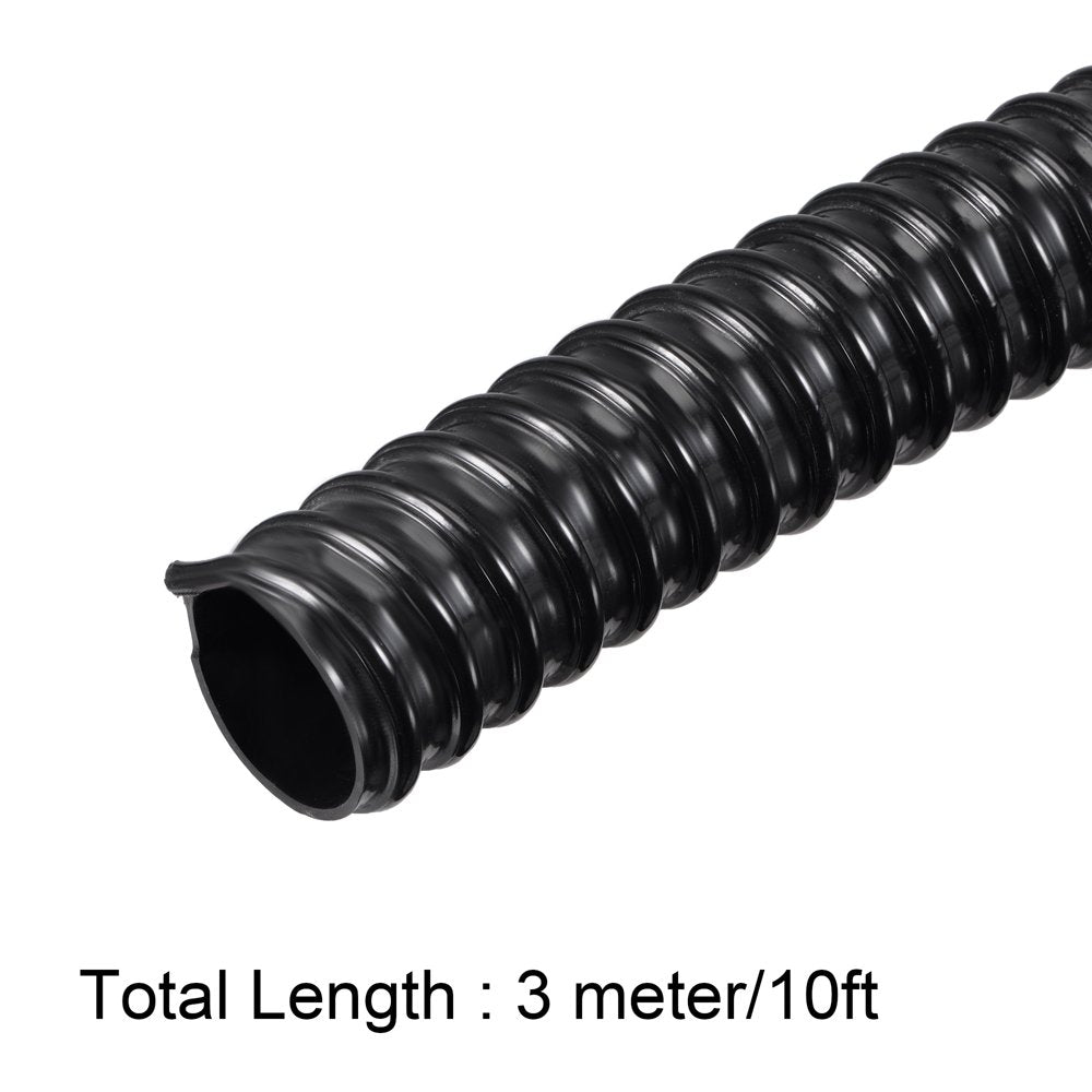 Uxcell 32Mm ID Corrugated Pond Tubing Black PVC Tube Aquarium Hose, 10Ft Animals & Pet Supplies > Pet Supplies > Fish Supplies > Aquarium & Pond Tubing Uxcell   