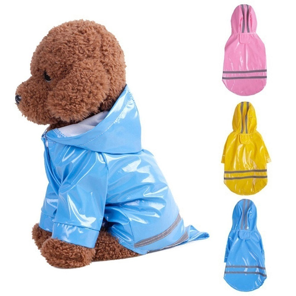 Sarkoyar Pet Dog Puppy Hooded Raincoat Waterproof Jacket Outdoor Costume Apparel Jumpsuit Animals & Pet Supplies > Pet Supplies > Dog Supplies > Dog Apparel Sarkoyar   