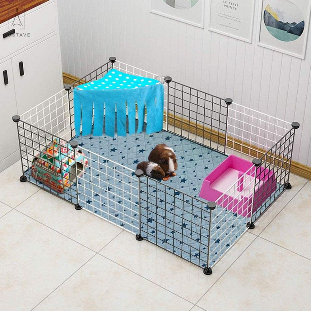 Gustavedesign Small Animal Corner Hideout Corner Cloth Tassels Pet Hideaway Hammock and Sleeping Bed for Pet Guinea Pig Ferret Chinchilla Hedgehog Squirrel Rabbit "Blue Point" Animals & Pet Supplies > Pet Supplies > Small Animal Supplies > Small Animal Bedding Gustave   