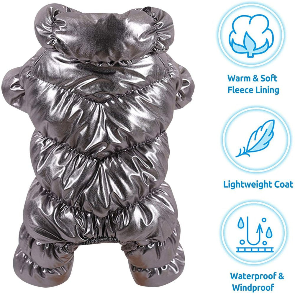 Keimprove Winter Dog Coat Warm Waterproof Puppy down Jacket, Lightweight Outdoor Padded Pet Vest, Windproof Snowsuit Cold Weather Apparel Clothes for Small Dogs Animals & Pet Supplies > Pet Supplies > Dog Supplies > Dog Apparel Keimprove   