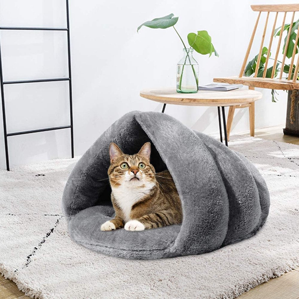 Pet Dog Cat Bed House Warm Soft Mat Bedding Cave Basket Kennel Washable Nest Animals & Pet Supplies > Pet Supplies > Cat Supplies > Cat Beds Zoiuytrg   