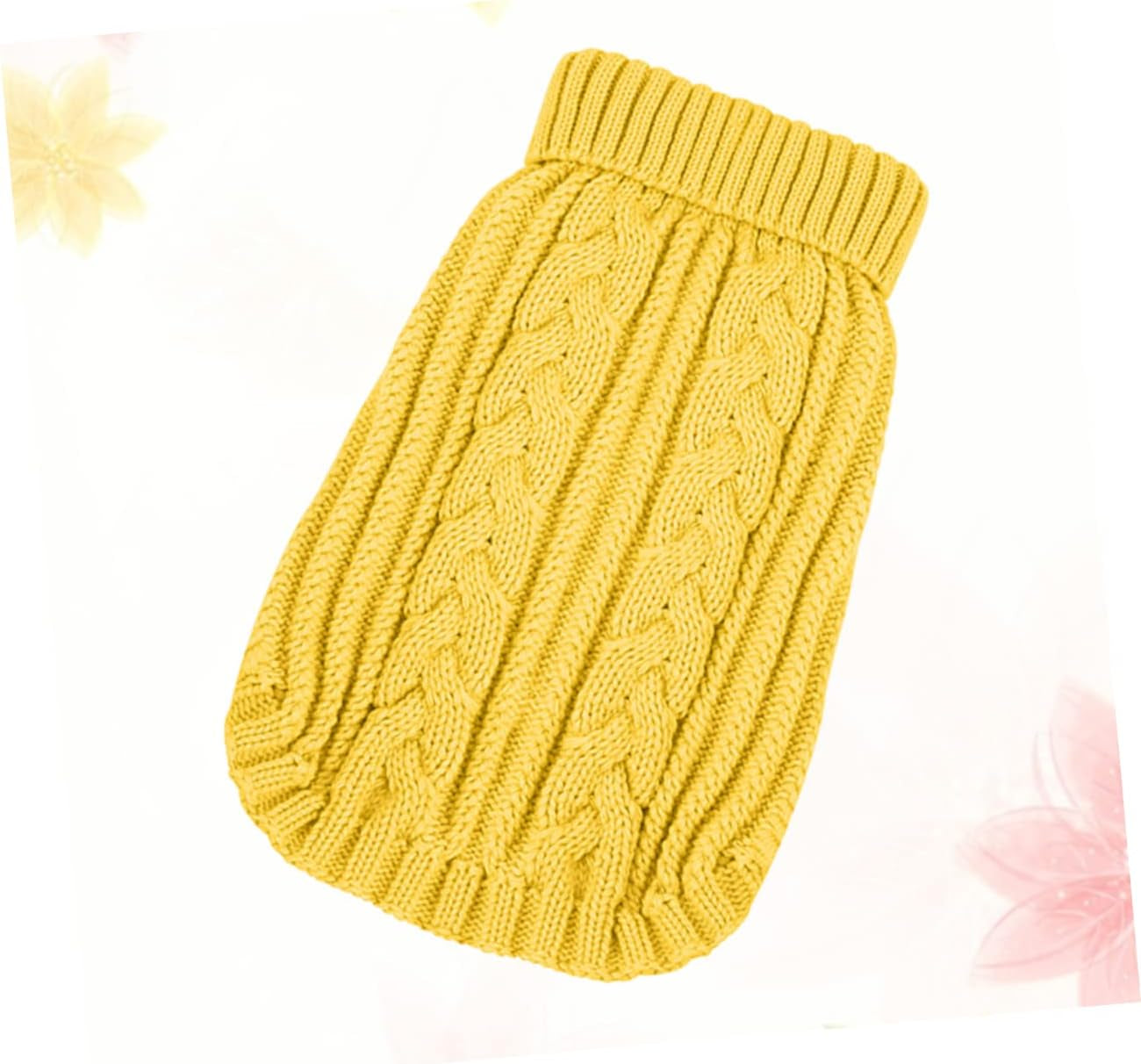 POPETPOP Cat Sweater for Cats Dresses for Winter Plain Hoodies Small Dog Sweaters Cat Hoodie Sweater Puppy Sweater Jacket Clothing Vest Party Dog Cloth Dog Clothes Yellow Pet Dog'S Clothes Animals & Pet Supplies > Pet Supplies > Dog Supplies > Dog Apparel POPETPOP   